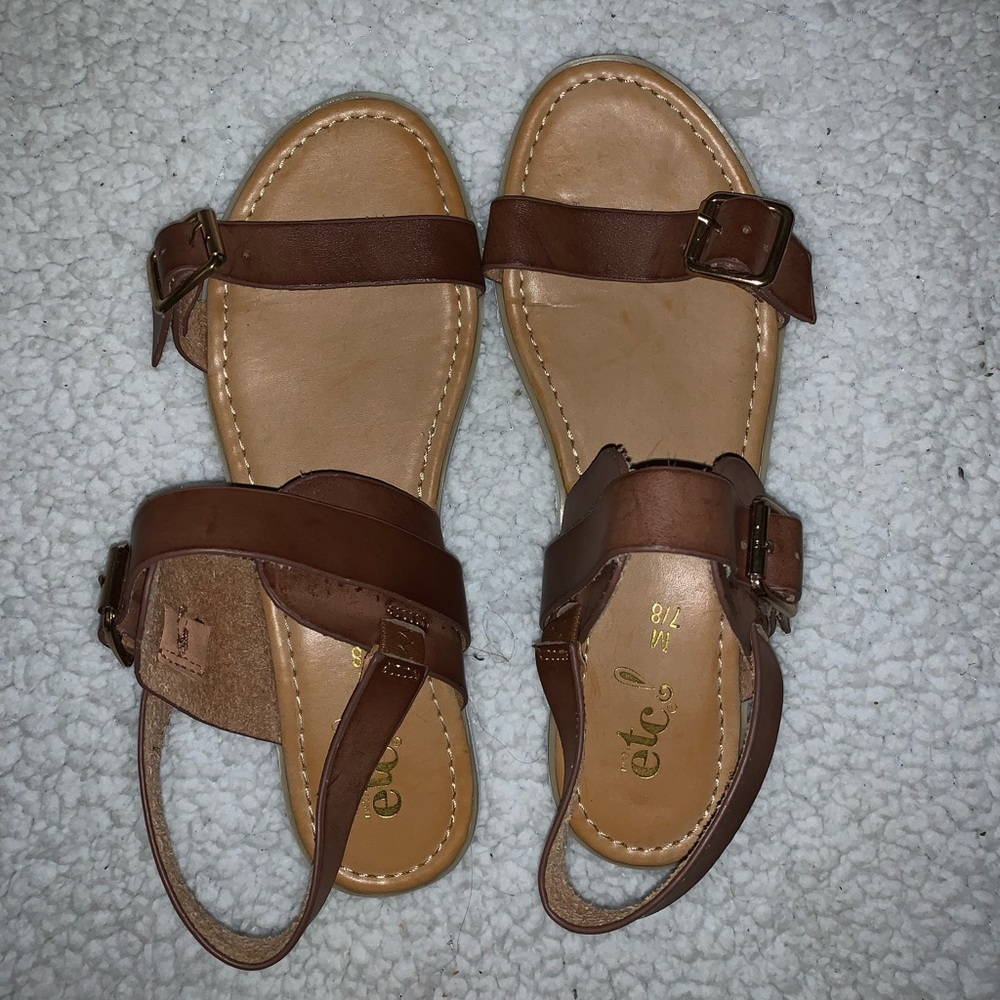 Brown sandals